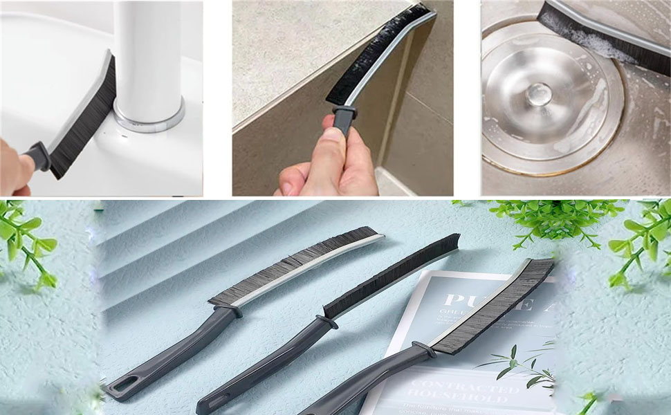 Gap Cleaning Brush Multifunctional Angle Gap Brush Tool for Window Track, Sink Bathroom Shower Floor